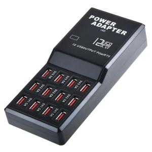60W 12-Port USB Charging Station for Devices