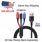 3-in-1 Fast USB Universal Phone Charger Cable