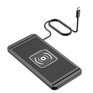 Fast Wireless Car Charger Pad for iPhone & Samsung