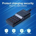 60W 12-Port USB Charging Station for Devices