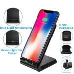 Fast Wireless Charging Stand for Samsung & iPhone