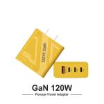 120W GaN Multi USB-C Fast Wall Charger with Cable