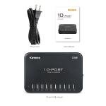 10-Port USB Charger Hub - 120W Power Station