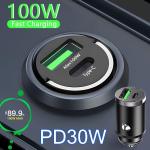 2-Port Fast Car Charger Adapter for Phones