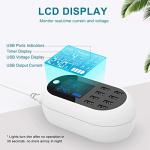 60W 8-Port USB Charging Station with LCD