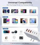 100W 6-Port USB C Fast Charging Adapter