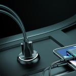 2-Port Fast Car Charger Adapter for Phones