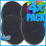 4-Pack Wireless Fast Charger Pad for Phones
