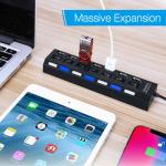 7-Port USB Charging Station for Home & Office