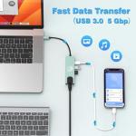 5-in-1 USB C Hub and HDMI Docking Station