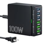 100W 6-Port USB C Fast Charging Station