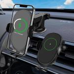2-in-1 Fast Wireless Car Charger & Phone Holder
