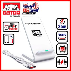 Dual 35W Fast Wireless Charger for Phones