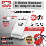35W Fast Wireless Charging Stand for Phones