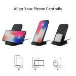 Amazon Basics 10W Qi Wireless Charging Stand, Black
