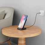 Amazon Basics 10W Qi Wireless Charging Stand, Black