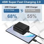 45W USB-C Fast Charging Wall Charger & Cable