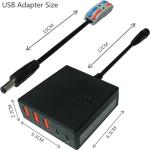 12V 24V to USB Step Down Power Adapter