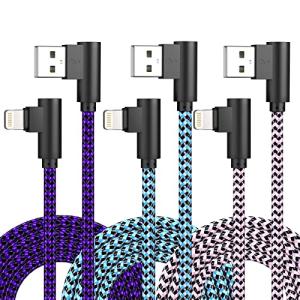 10ft Lightning Charger Cable 3-Pack for iPhone