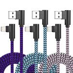 10ft Lightning Charger Cable 3-Pack for iPhone