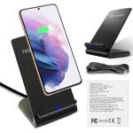 Wireless Phone Charger Fast Charging Stand Dock for Samsung iPhone Universal 10