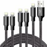 Cugunu iPhone Charger 5-Pack Fast Charging Cables