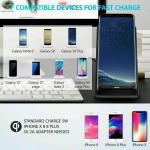 Wireless Phone Charger Fast Charging Stand Dock for Samsung iPhone Universal 10