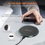 15W Fast Wireless Charger for iPhone and Samsung