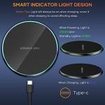 15W Fast Wireless Charger for iPhone and Samsung