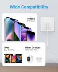10Ft Fast Charging iPhone Charger Cable Bundle