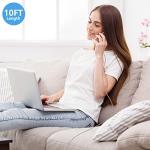 10ft Lightning Charger Cable 3-Pack for iPhone