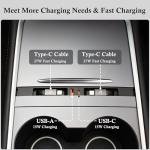 Leikaendi Tesla Car USB Hub Charger with Fast Cables