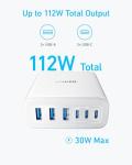Anker 112W Fast Charging 6-Port USB C Station