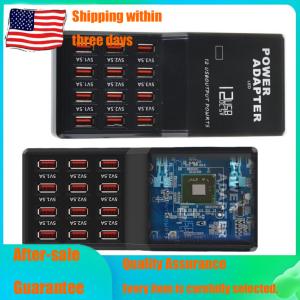 12-Port USB Charging Station and Organizer Hub