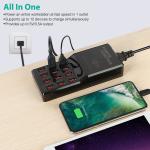 12-Port USB Charging Station for Phones and Devices