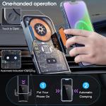 30W Fast Wireless Car Charger with Auto Clamping