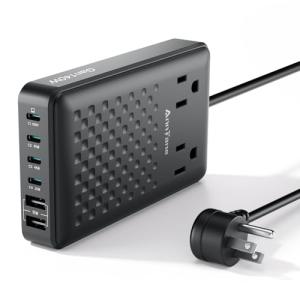 140W USB C Charging Station Hub with 8 Ports
