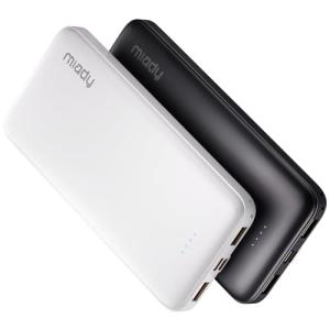 Miady 10000mAh Dual USB Portable Charger 2-Pack