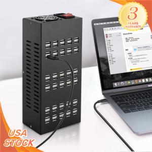 60-Port USB Charging Station for Desktop Devices