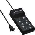 10-Port USB Charging Station Hub for Phones