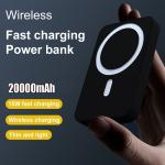 20000mAh Magnetic Wireless Power Bank for iPhone