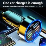 4-Port Fast Car Charger for iPhone and Android