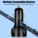 4-Port Fast Car Charger for iPhone and Android