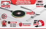 30W Fast Wireless Charger Pad for Phones