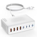 200W GaN 8-Port USB C Charging Station