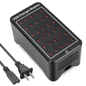 150W USB C Charging Station with 30 Ports