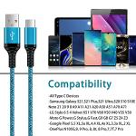 Fast Charging USB Type C Cable 6FT 2-Pack