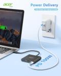 Acer 3-in-1 USB C Hub with HDMI and Charging