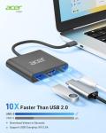 Acer 3-in-1 USB C Hub with HDMI and Charging