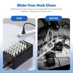 150W USB C Charging Station with 30 Ports